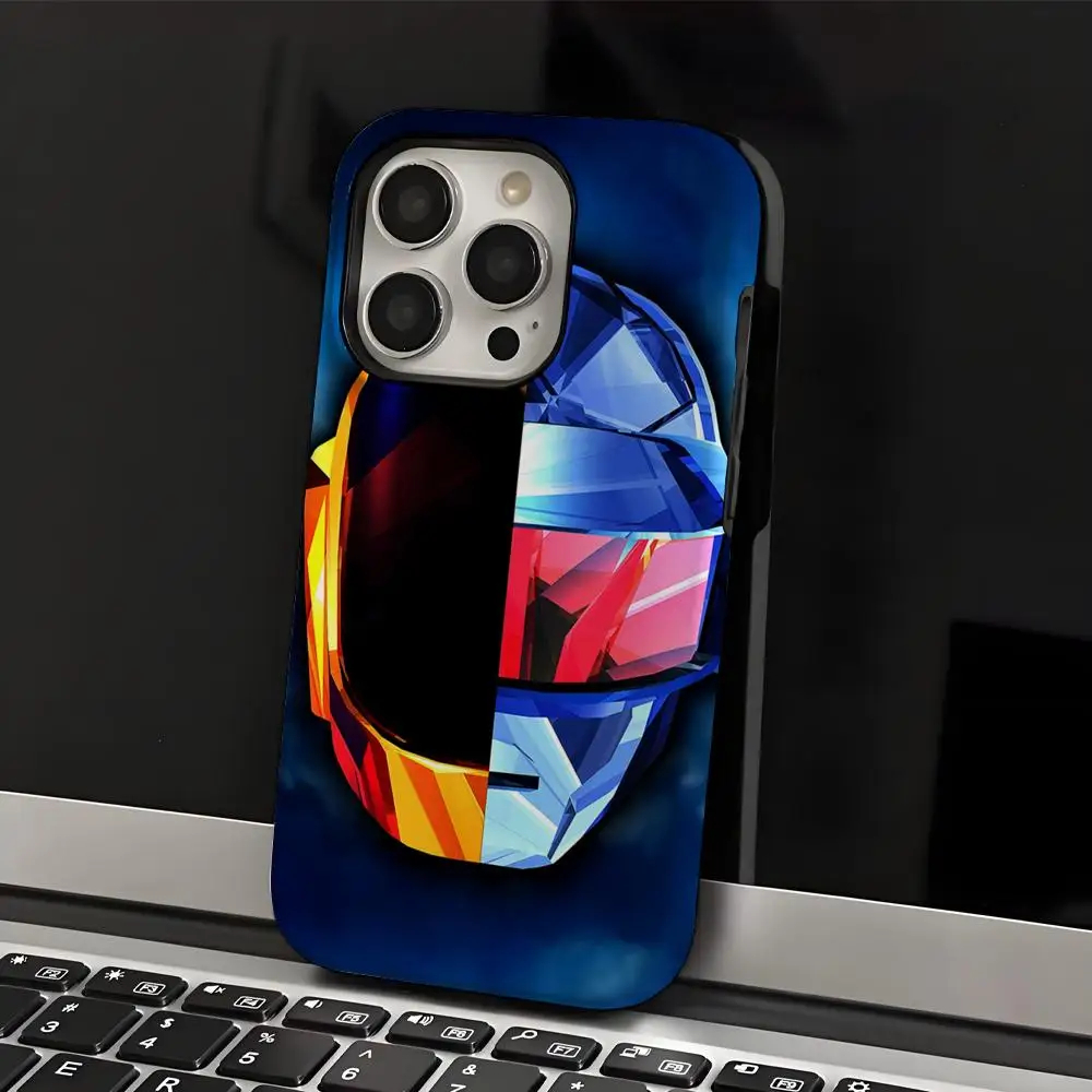

D-Daft Punk band Phone Case Phone Case INS For IPhone 16 15 14 13 12 11 Pro Max X XR XSMax 7 8 Plus Glossy Film Hard PC Cover