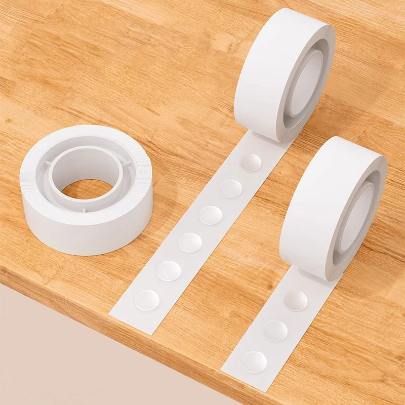100 Stück/Rolle Punkte Doppelseitige Transparente Klebepunkte für Ballons Klebepunkte für Geburtstag Hochzeit Party Deko Aufkleber Ständer Bogen