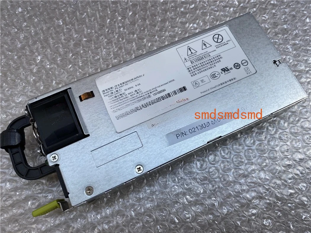 

For Huawei RH2288H RH2285 V2 server power supply PS-2461-7H 460W PN: 02130957