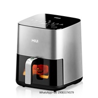 MIUI 5L Air Fryer, Electric Hot Fryer Oven Oilless Cooker with Touch Control & Nonstick Basket & Visible Window, Family Size