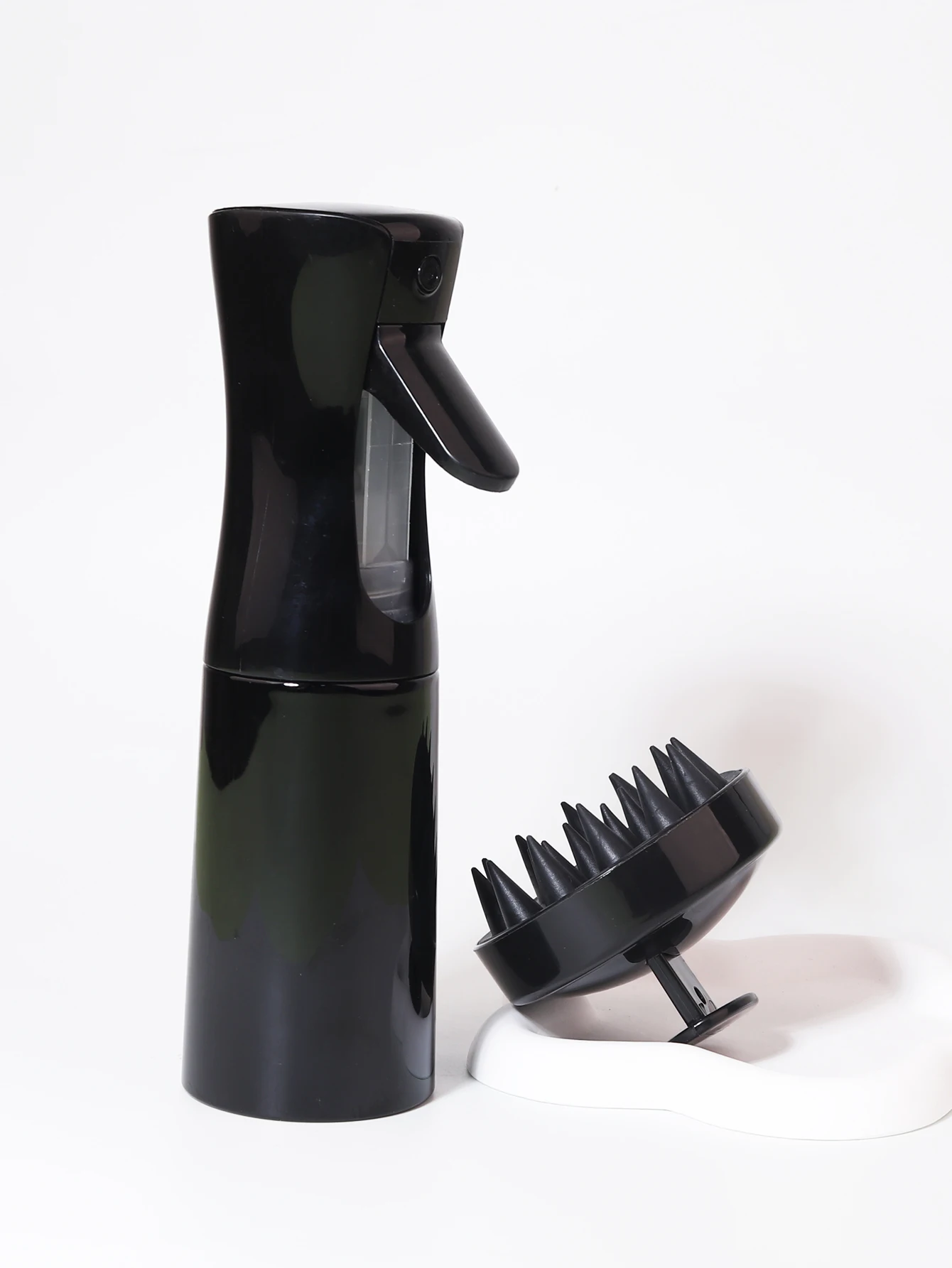 2 قطعة من زجاجة رذاذ الشعر مع فرشاة شعر زجاجة رذاذ الزيت صبغ الشعر شامبو صالون تصفيف الشعر أداة خاصة للشعر المستعار الحقيقي ﻿