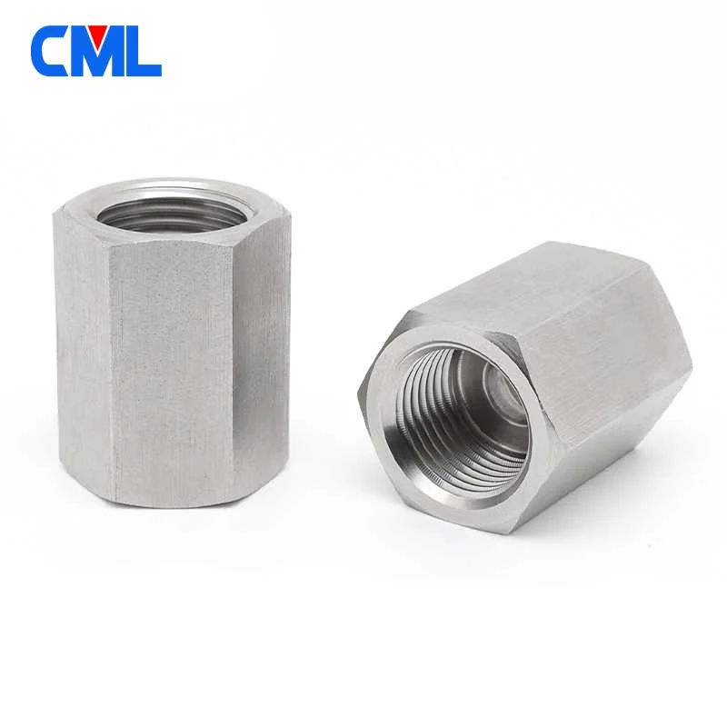 1/8 Zoll 1/4 Zoll 3/8 Zoll 1/2 Zoll BSPP Innengewinde-Sechskant-Kupplung aus 304 Edelstahl, Rohrverschraubungsadapter, Hochdruckadapter – Detail 4
