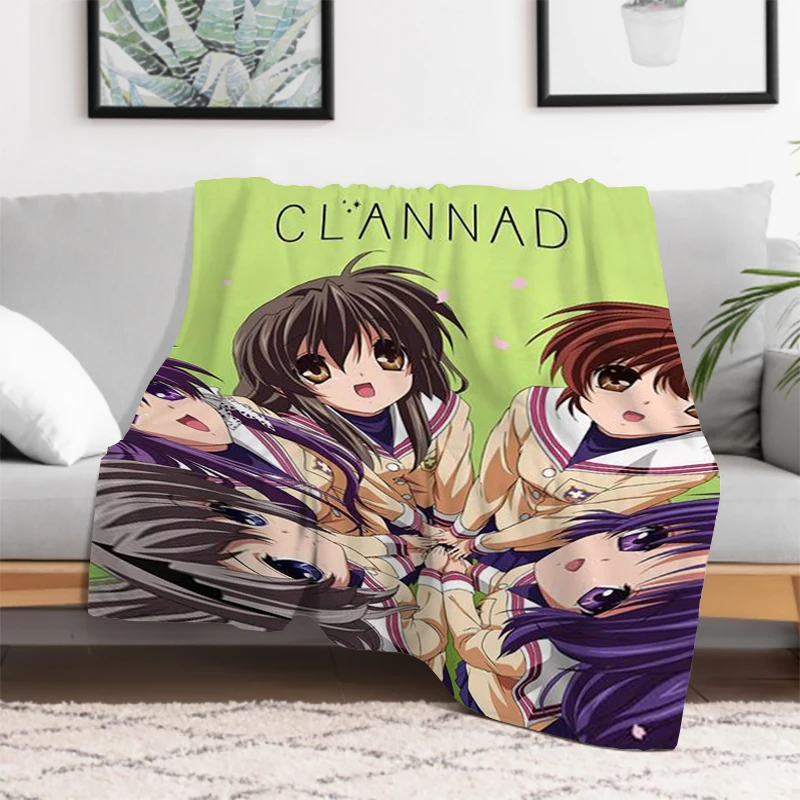 

Clannad Knee Blanket Sofa Winter Fluffy Soft Blankets & Throws Microfiber Bedding Warm Fleece Nap Decorative Luxury Custom Thick