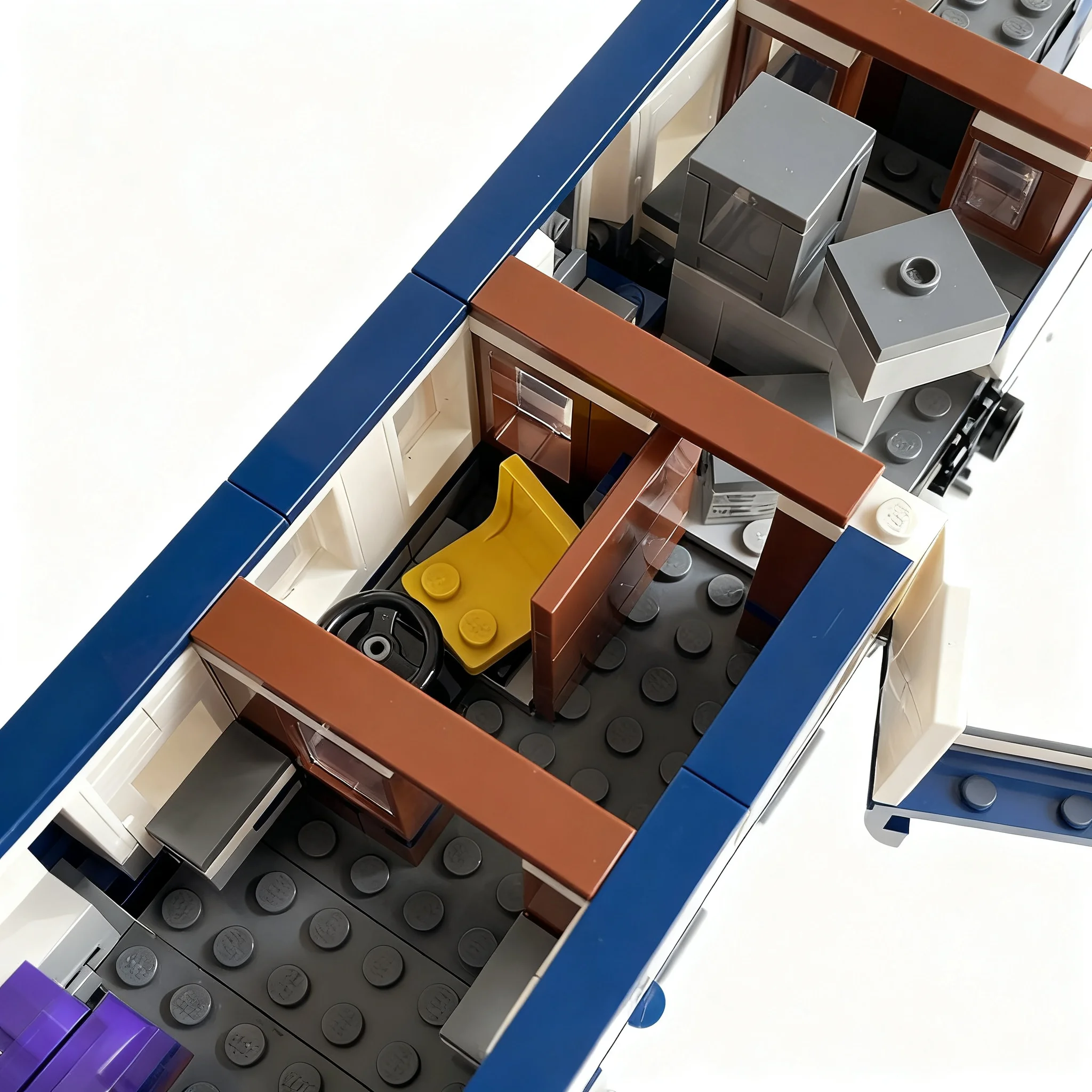 1654pcs MOC Train BR Mark MK1 Open Brake Coaches Model Building Blocks Art Birthday Brick Idea 3D Assemble Creative Collection
