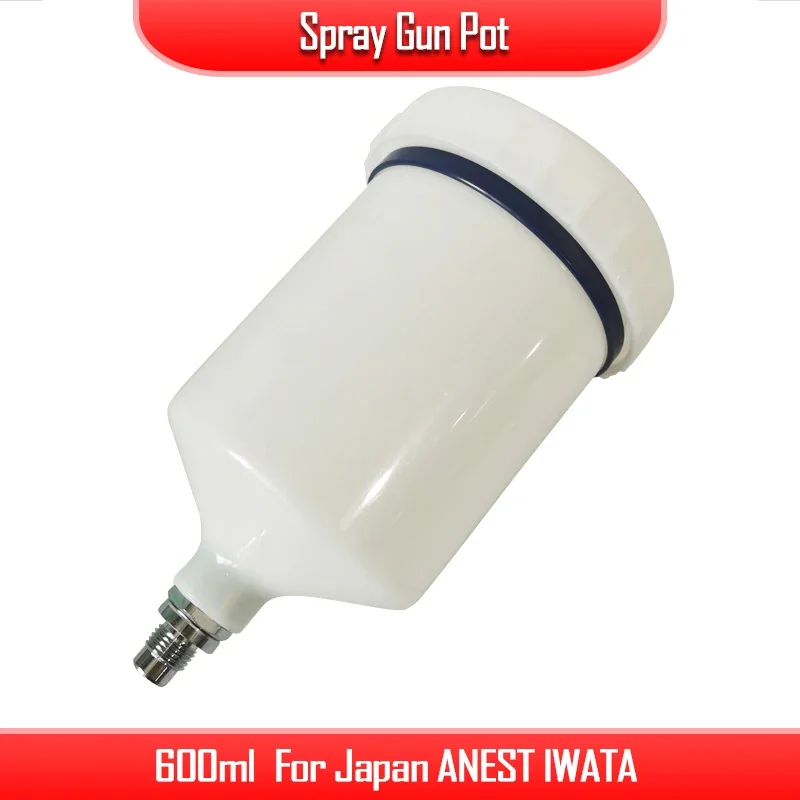 Spray Gun Pot Can cup for Japan ANEST IWATA 600ML Accessories Consumable Paint Tools