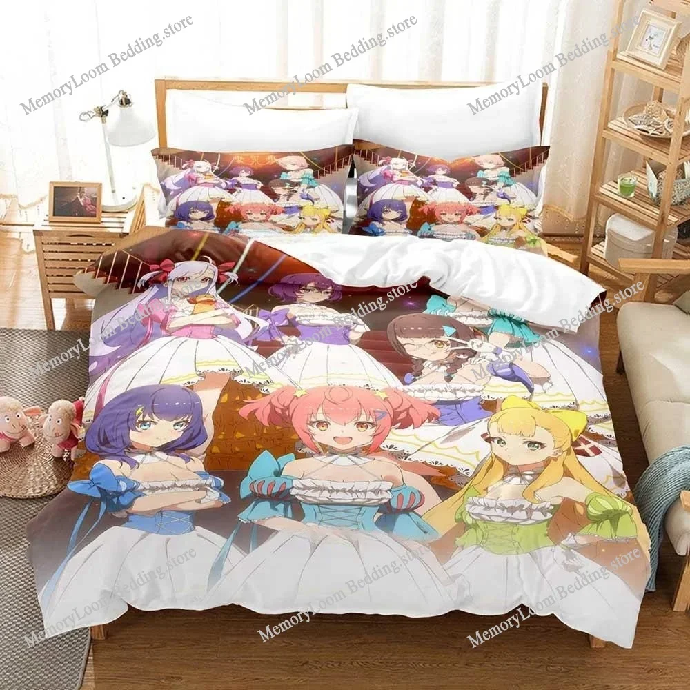 3D Print Anime Kawaii Girl World Dai Star Bedding Set Single Twin Full Queen King Size Bed Set Adult Kid Bedroom Duvetcover Sets