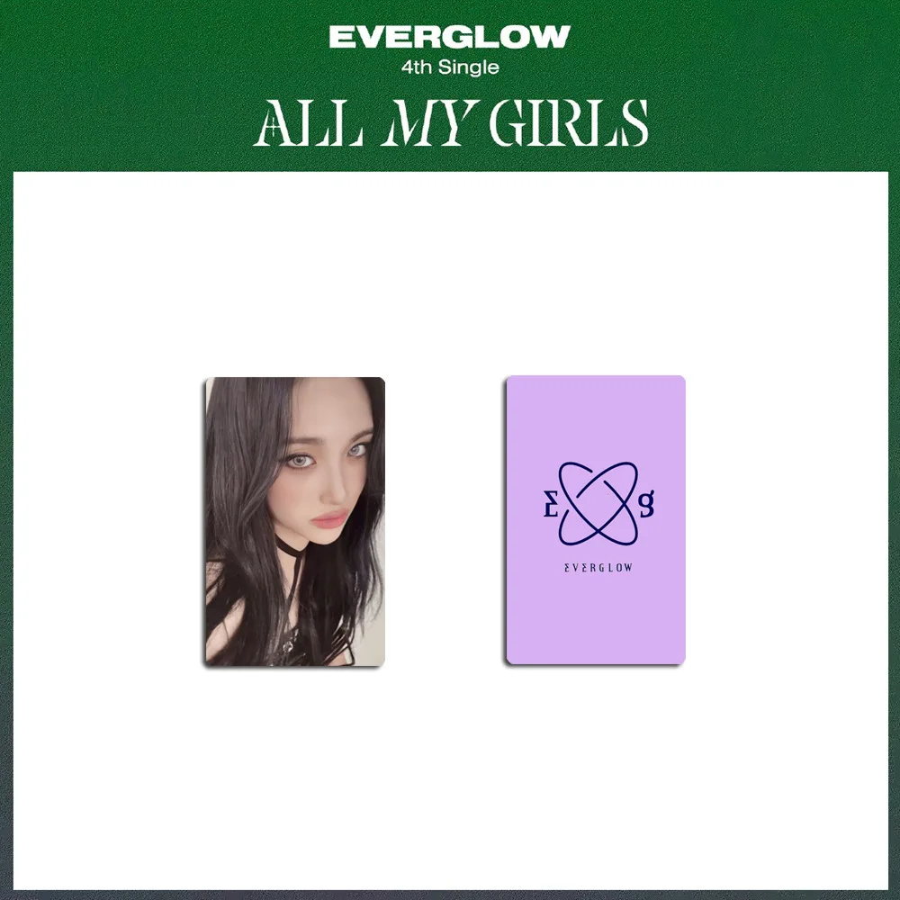 EVERGLOW 그룹 주변기기 새 앨범, 올 마이 걸 같은 스타일, 스몰 카드