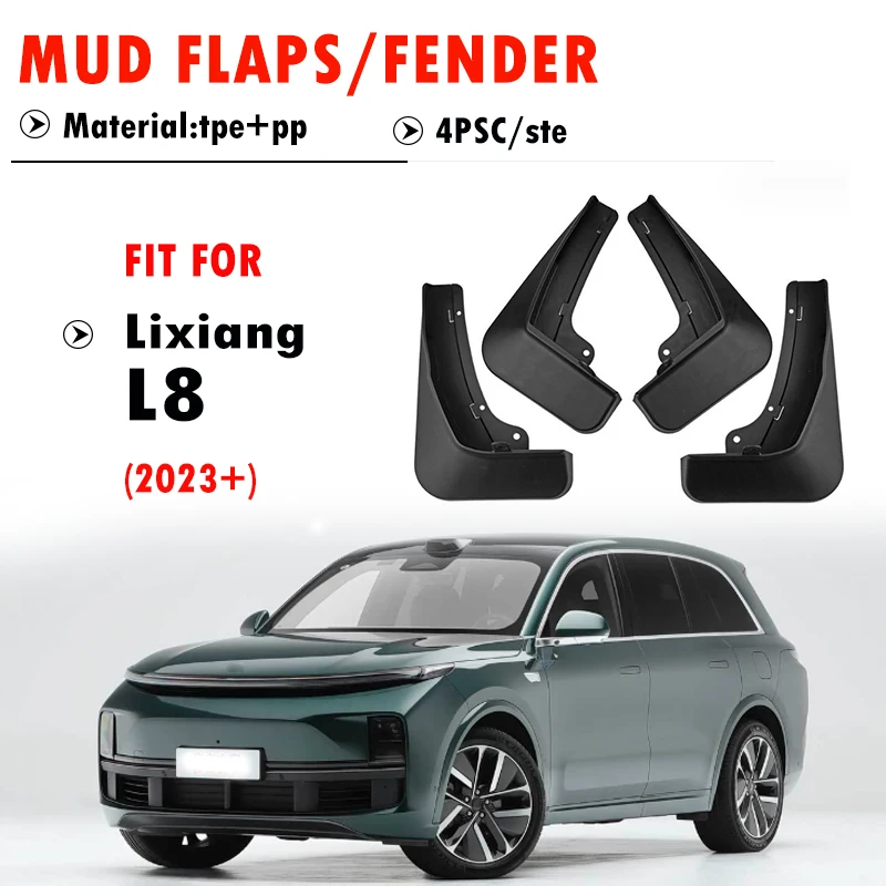 

2023 2024 2025 2026 FOR LIXIANG L8 Mudguard Fender Mud Flap Guards Splash Mudflaps Car Accessories Front Rear 4pcs