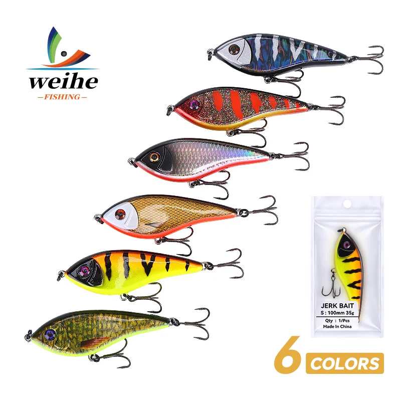 WEIHE 1 pièce Modèle B 10cm/35g Leurre de pêche coulant rigide