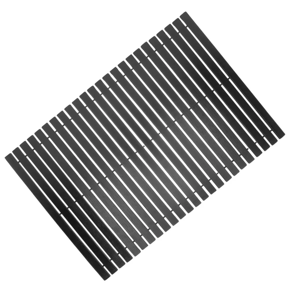 

Премиальный бамбуковый нескользящий коврик для ванной, душа, пола, противоскользящий коврик для снятия усталости, подходит для прихожей, спальни, общежития