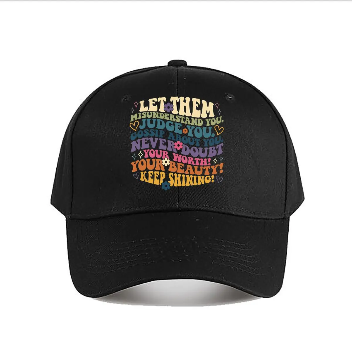 Vintage Inspirational Graphic Baseball Cap Fashion Men Sunhat Women's Outdoor Sports Snapback Cap