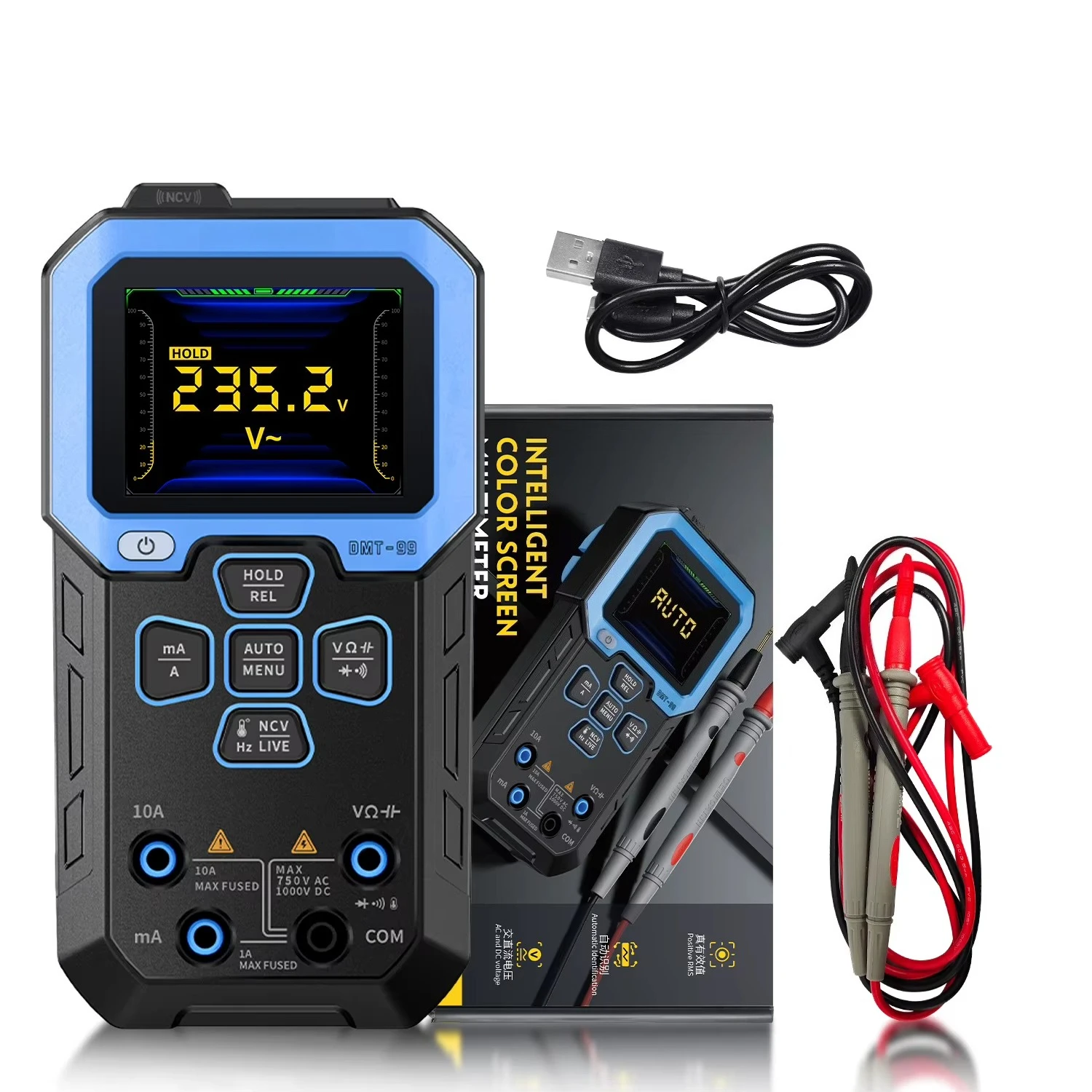 Hot-sale AC/DC Pocket Multimeter Value Graphical Multimeter Tester
