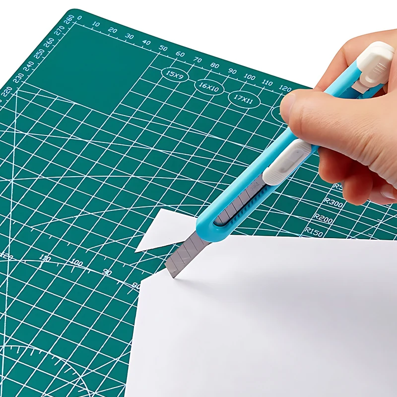 1PC Craft Mat A5/A4 Size Green Cutting Mat Non Slip Cut Pad Desktop Handmade DIY Patchwork Tool Carving Scrapbooking Gadgets ZYF