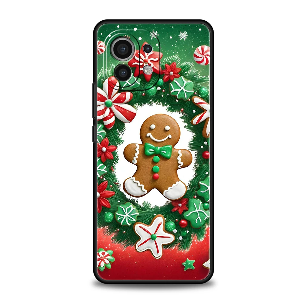 حافظة هاتف لهاتف Xiaomi Mi 15 14 13 12 11 Ultra 14T 13T 12T 11T 10T Pro Lite 5G مقاومة للصدمات لينة من البولي يوريثان شل السنة الجديدة عيد الميلاد #5