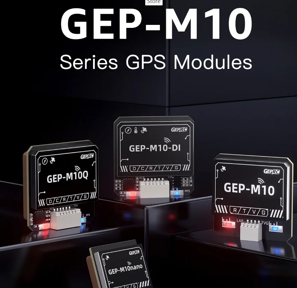 GEPRC GEP-M10 Series GPS Module Built-in Flash Chip QMC5883L MagnetomePS310 Barometer Accurate and Faerad Capacitor for FPV Dron - image 1 of 6