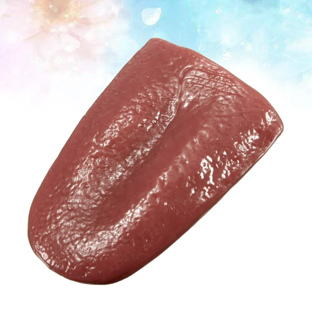 3 Pcs Realistic Fake Tongue Gross Jokes Prank Tricks Halloween Props