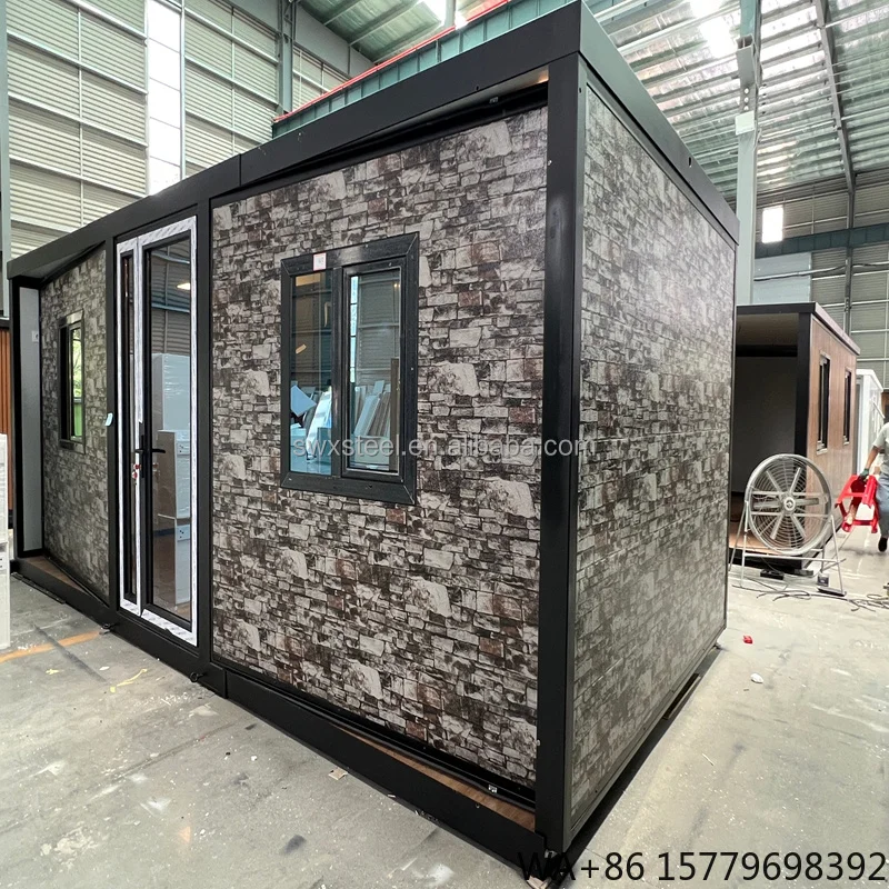 Cheap 10ft 20ft Prefabricated Mobile Luxury Container Expandable House 3 Bedroom Prefab Steel Structure Portable Home