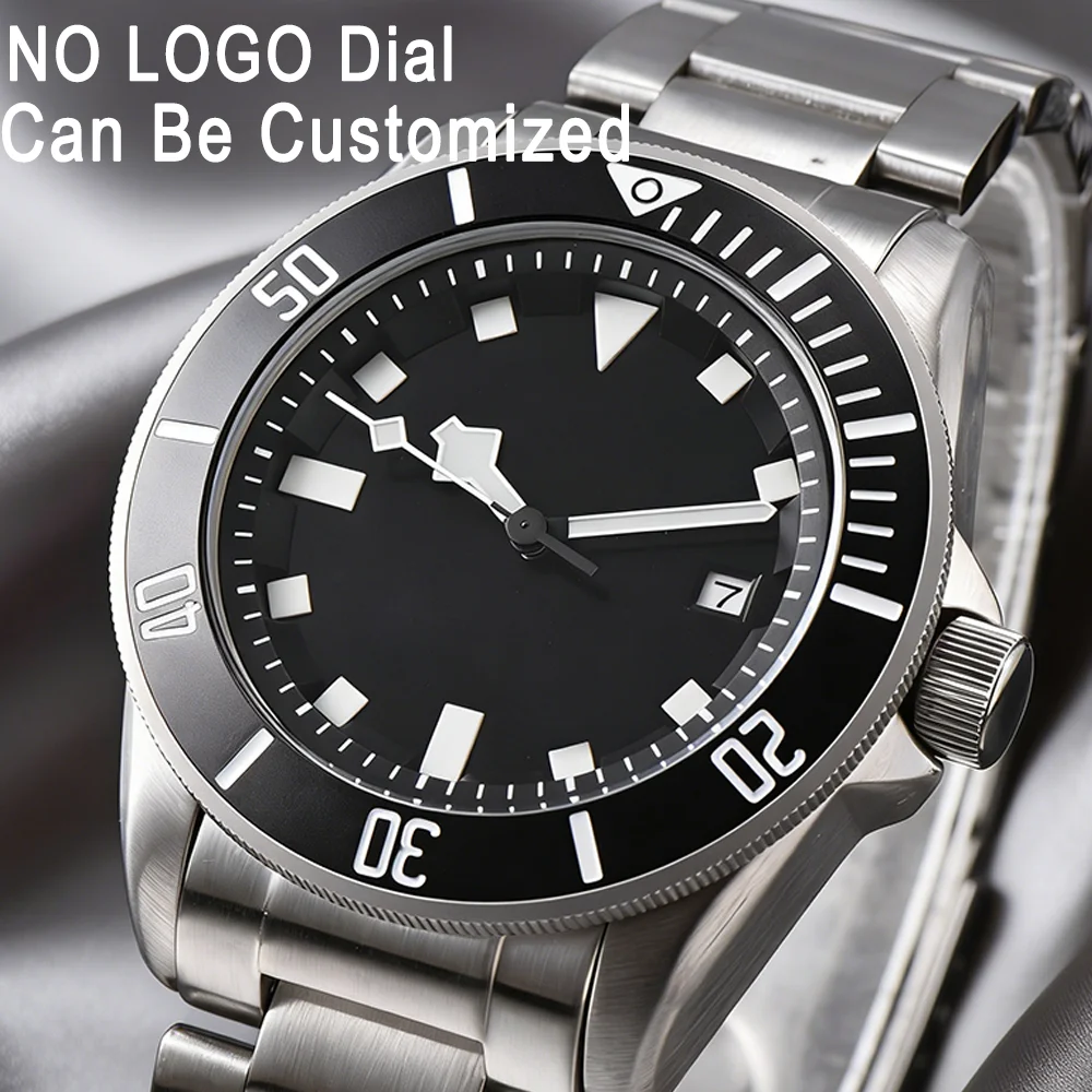 Dwayne Campbell Miyota8215 40mm Sapphire Glass Watch Customizable Personal Logo 3Bar Waterproof Calendar Luxury Watch