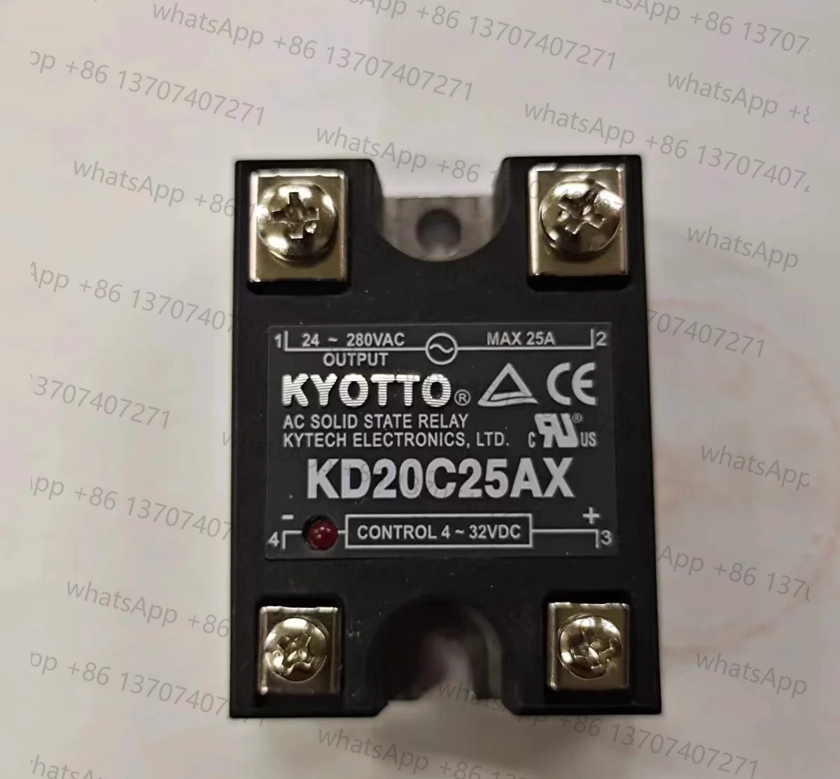 

1PCS Solid State Relay KD20C25AX AC control DC 25A original New