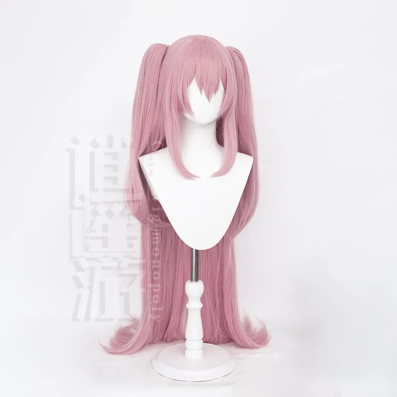 Seraph of the End Krul Tepes Cosplay Wig Simulation Scalp Short Hair Tiger Clip Twin Tails 110cm Halloween Gift