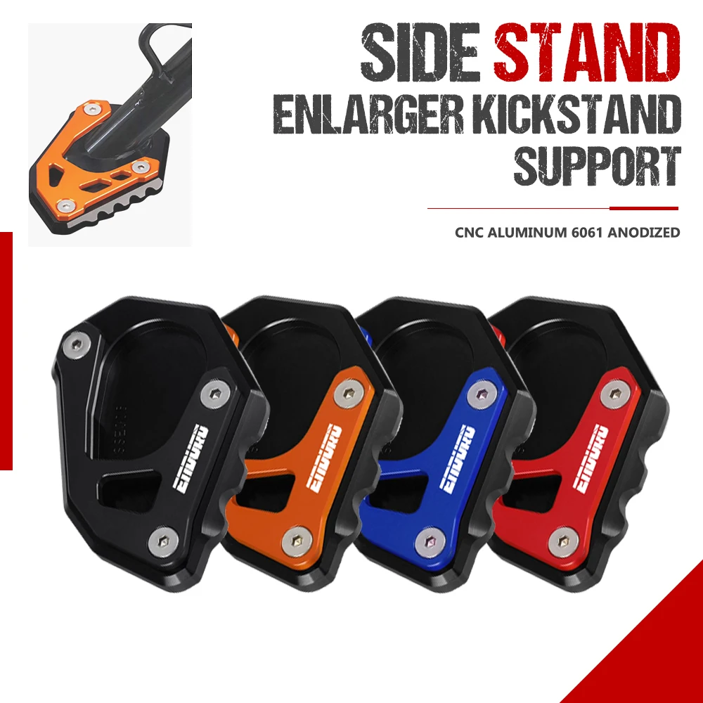 

For GasGas 700 Enduro/SMC 2023 Side Stand Pad Plate Kickstand Enlarger Support Extension For Husqvarna 901 Norden 2021-2022-2023