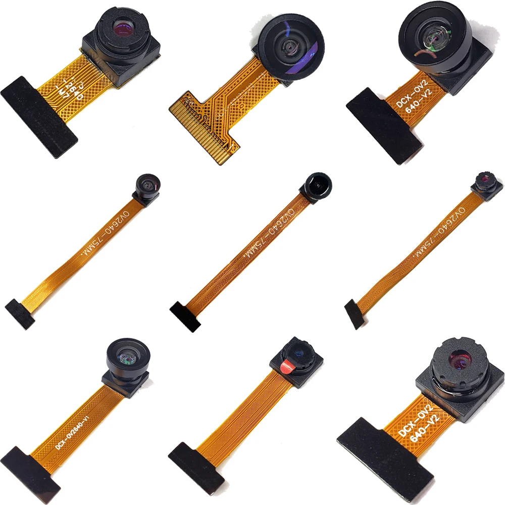 100% Nowy moduł kamery OV2640 ESP32-CAM 2MP 66 120 160 stopni 850nm Night Vision 24PIN 0.5mm Spacing 2MP 21MM 75MM
