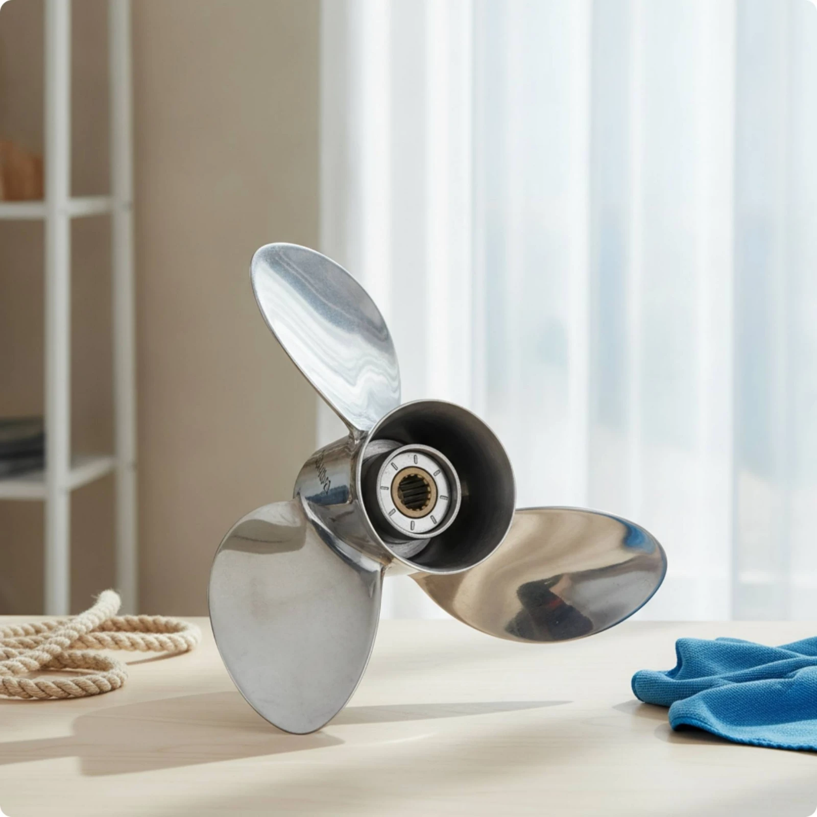 Hélice para Motor Fuera de Bor - Outboard Motor Propeller Stainless reseña y precio