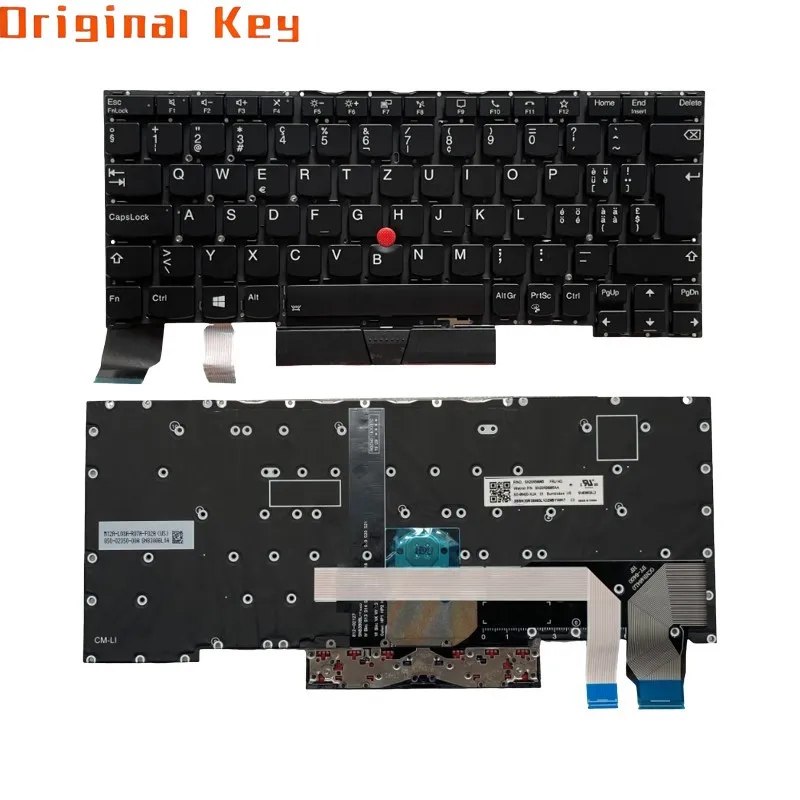Black Backlit Keyboard For Lenovo Thinkpad X13 Yoga Gen 1 G1 SN20V77709 SN20V77676 SN20V77683 SN20V77684 SN20V77695