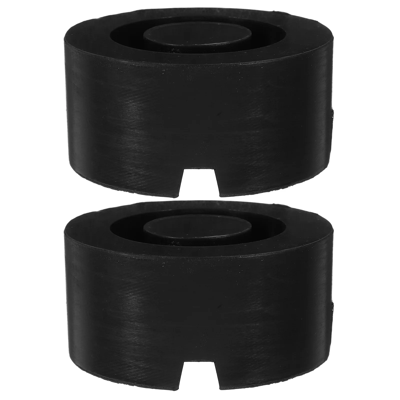 Almohadilla de goma para suelo de coche, soporte Circular para marco de soporte, placa Base de botella de elevación de riel, 2 uds.