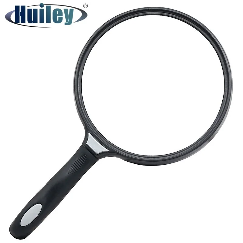 Large Lens 130 mm Handheld Magnifier 2.5X Magnifier Reading Map Newspaper Handle Magnifying Glass Jewelry Loupe Low Vision Aids