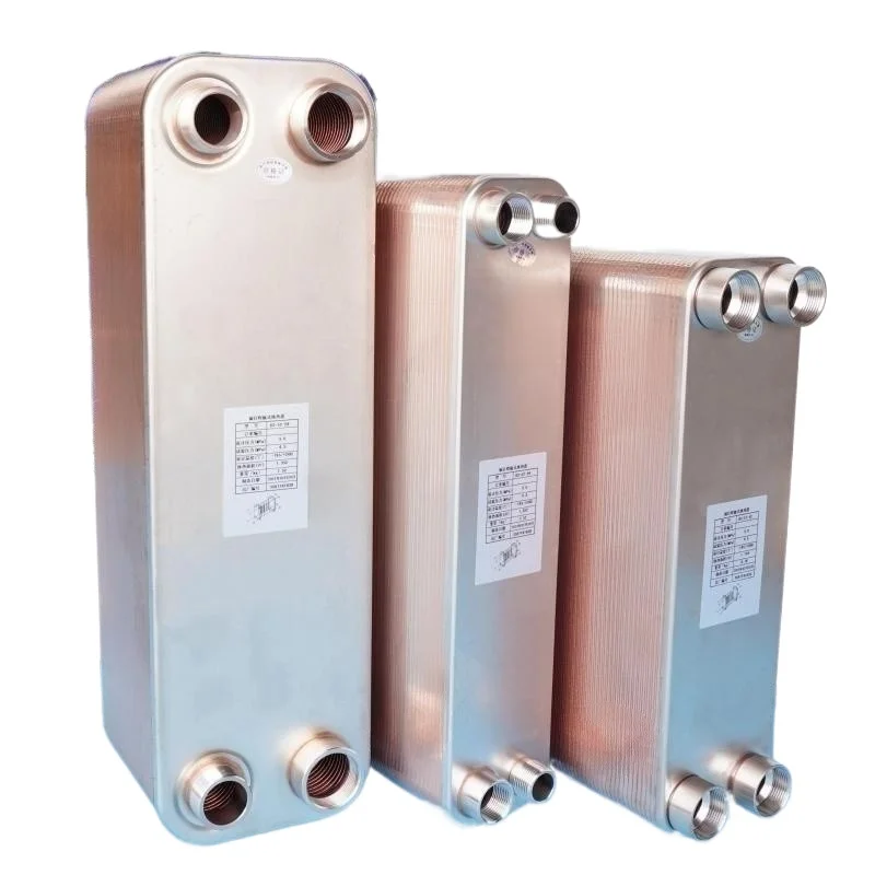 For oil and water cooling, air compressor heat recovery, heating boiler stainless steel plate heat exchanger