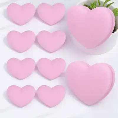 10 قطعة مضرب تنس سيليكون الاهتزاز المرطب على شكل قلب امتصاص الصدمات لطيف ملحق سيليكون المرطب لمضرب التنس #6