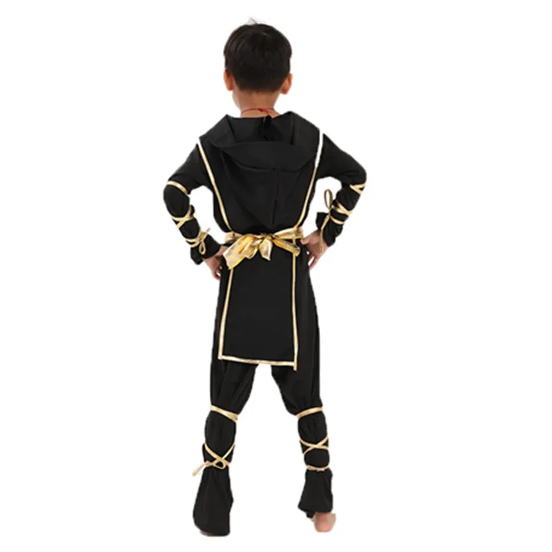 Kids Costume Ninja Cosplay Boys Birthday Party Fancy Dress Children Carnival Suit Clothing