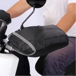 1Pair Windproof Rainproof Winter Keep Warm Handlebar Handle Guard Cover Gloves for Motorcycle Scooter Bicycle Bike