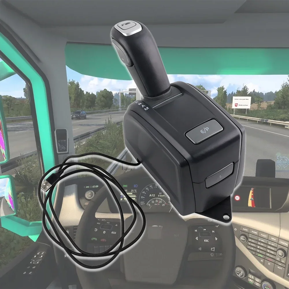 Pro Grade Sim Shifter, Universal Usb Compatibility, For Euro American, Truck Car Simulators