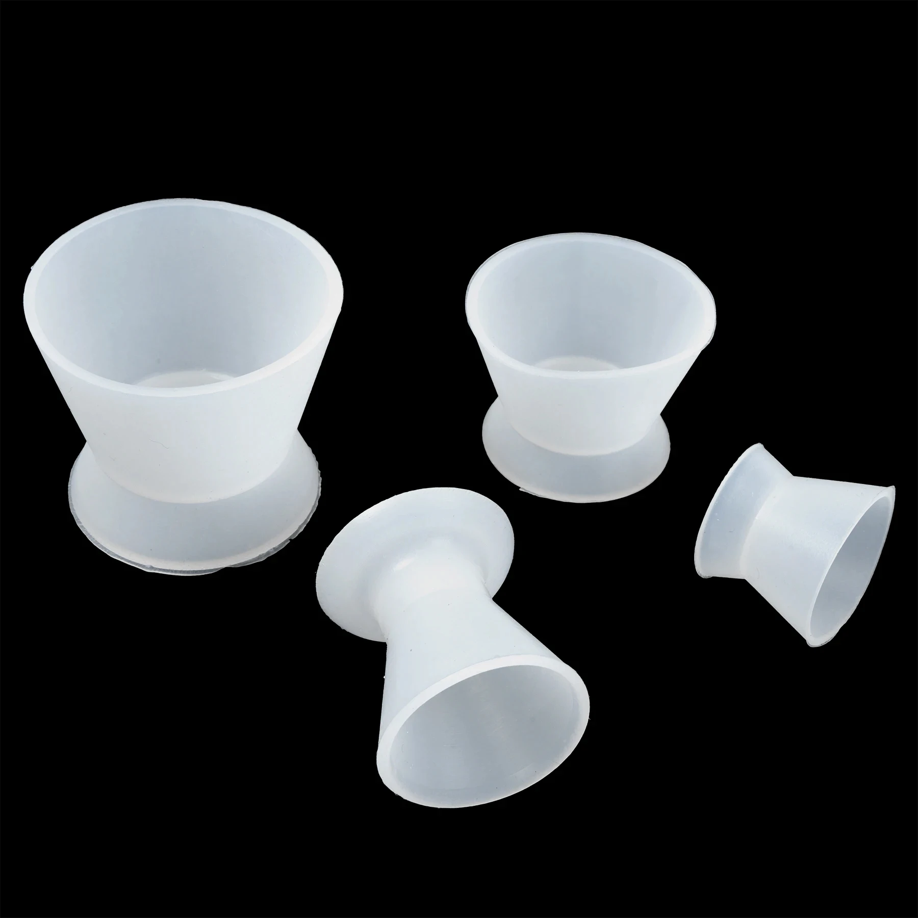 4pcs/set SYNI Dental Materials Silicone Mixing Bowl Use Dappen Dishes Teeth Whitening laboratory Tools Odontologia Dentistry