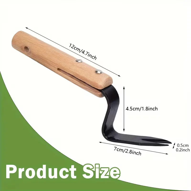 Gap Weeding Tool Multi-Purpose Garden Hand Tool Weeding Metal Fork Used for Clearing Weeds in Yards Terraces and Lanes