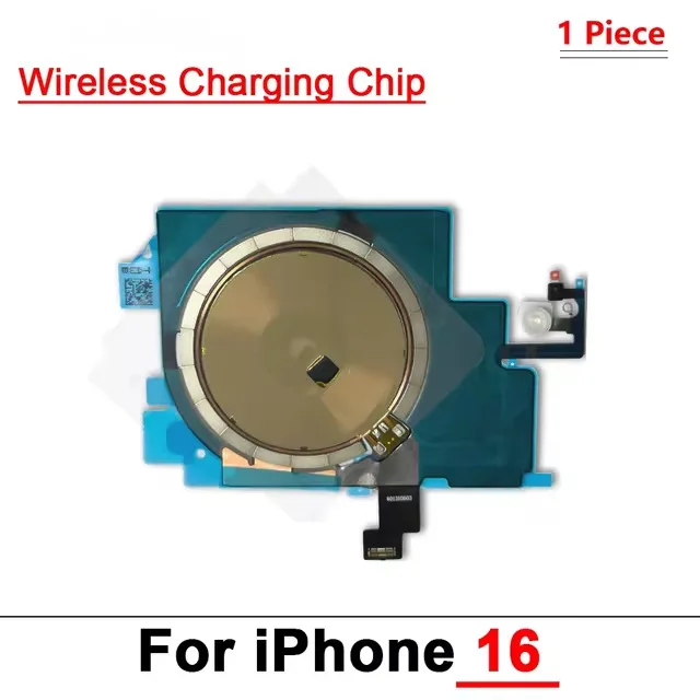 Wireless Charging Chip NFC for Iphone 16 17 Air Pro Max Charger Panel Sticker Flex Cable Mobile Spare Omponents Parts