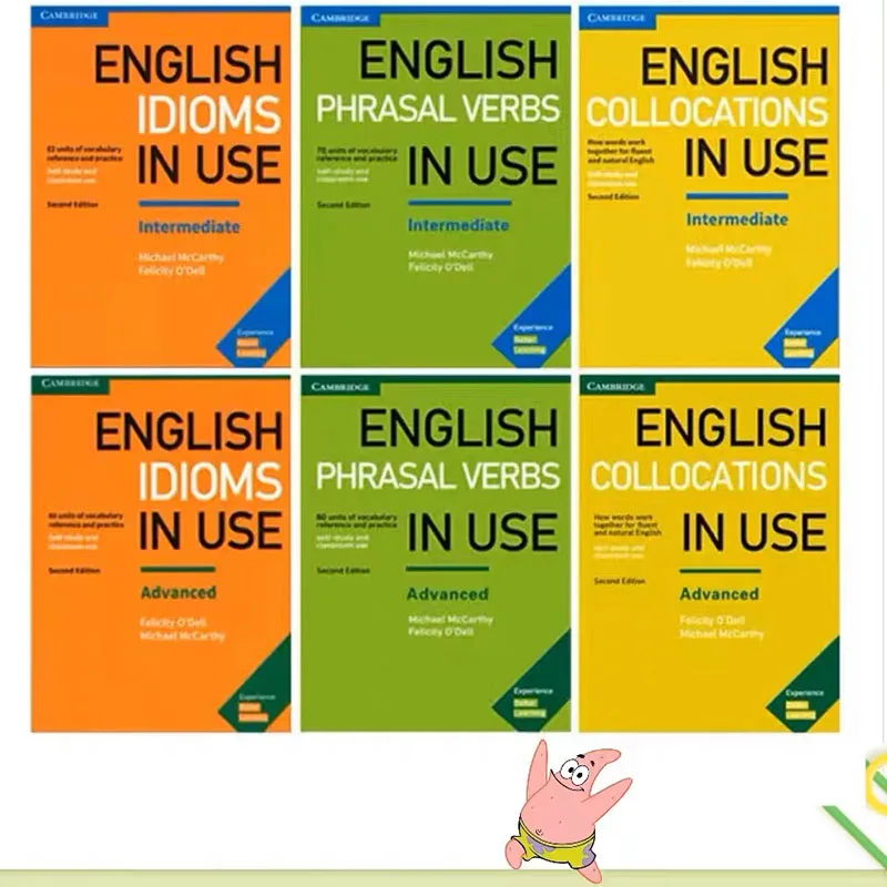 2books Cambridge English Color Printing English Vocabulary in Use Collocations/Idioms/PHRASAL VERBS/Business