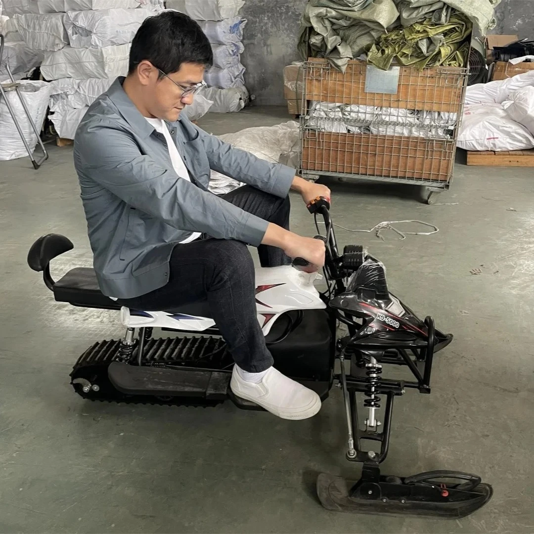 Factory Outlet Snow Sports Single Children's Electric 2 Stroke Snowmobile