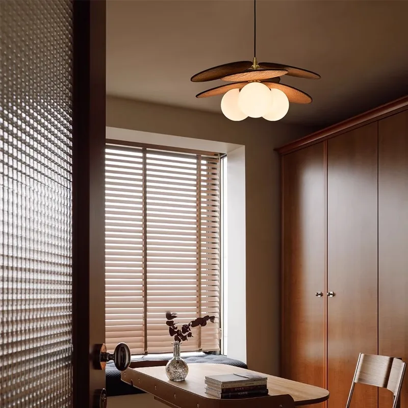 

European Retro LED Rattan Chandelier Living Room Dining Room Stairs Balcony Study Bedroom Lighting