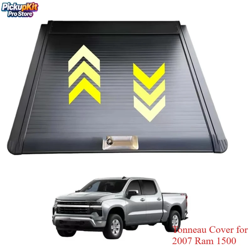 

4X4 Pickup Waterproof Retractable Manual Roller Shutter Pickup Truck Bed Tonneau Cover for 2007 Ram 1500