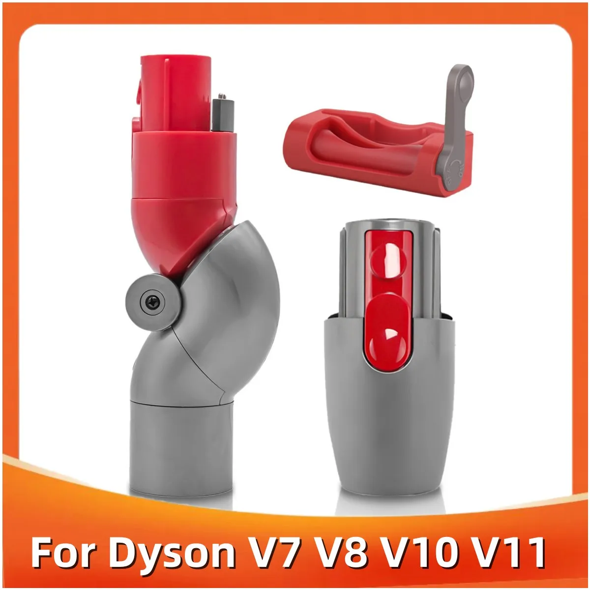 Trigger Lock and Bottom Adapter for Dyson V7 V8 V10 V11 Quick Release Tool Top Adapter 967762-01 Vacuum Attachments