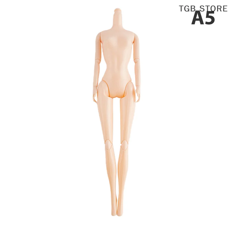 1PC 11 Movable Joints 26/27cm African Doll Nude Body Brown Black Skin Doll Body Skin Children's Pretty Girl Toy Gift