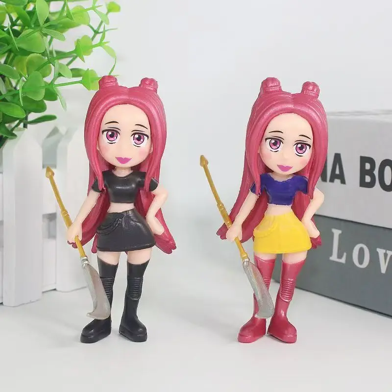 Anime Kpop Devil Hunter Blind Box Disassembly Fun Blind Bag Small Statue Peripheral Model Desktop Blind Box Decoration Gift