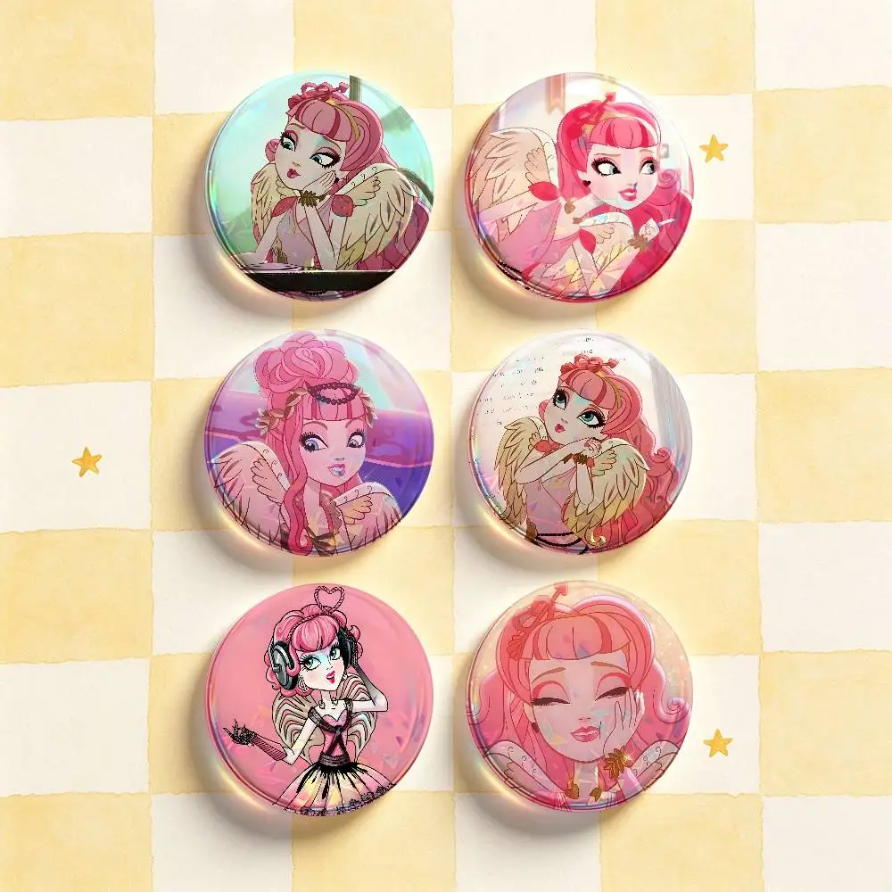 C A Cupid Ever After High HD Print Badges Pretty Round Display Brooches IP merchandise 32mm 58mm 75mm 44mm 25mm