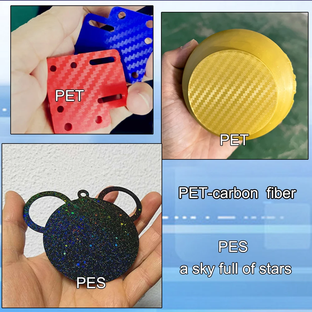السلس PEO PET PEI لوحة ل Elegoo Centauri الكربون بناء لوحة 260x271 مللي متر مزدوجة الجانب مرنة غطاء سرير Pei ل Centauri الكربون