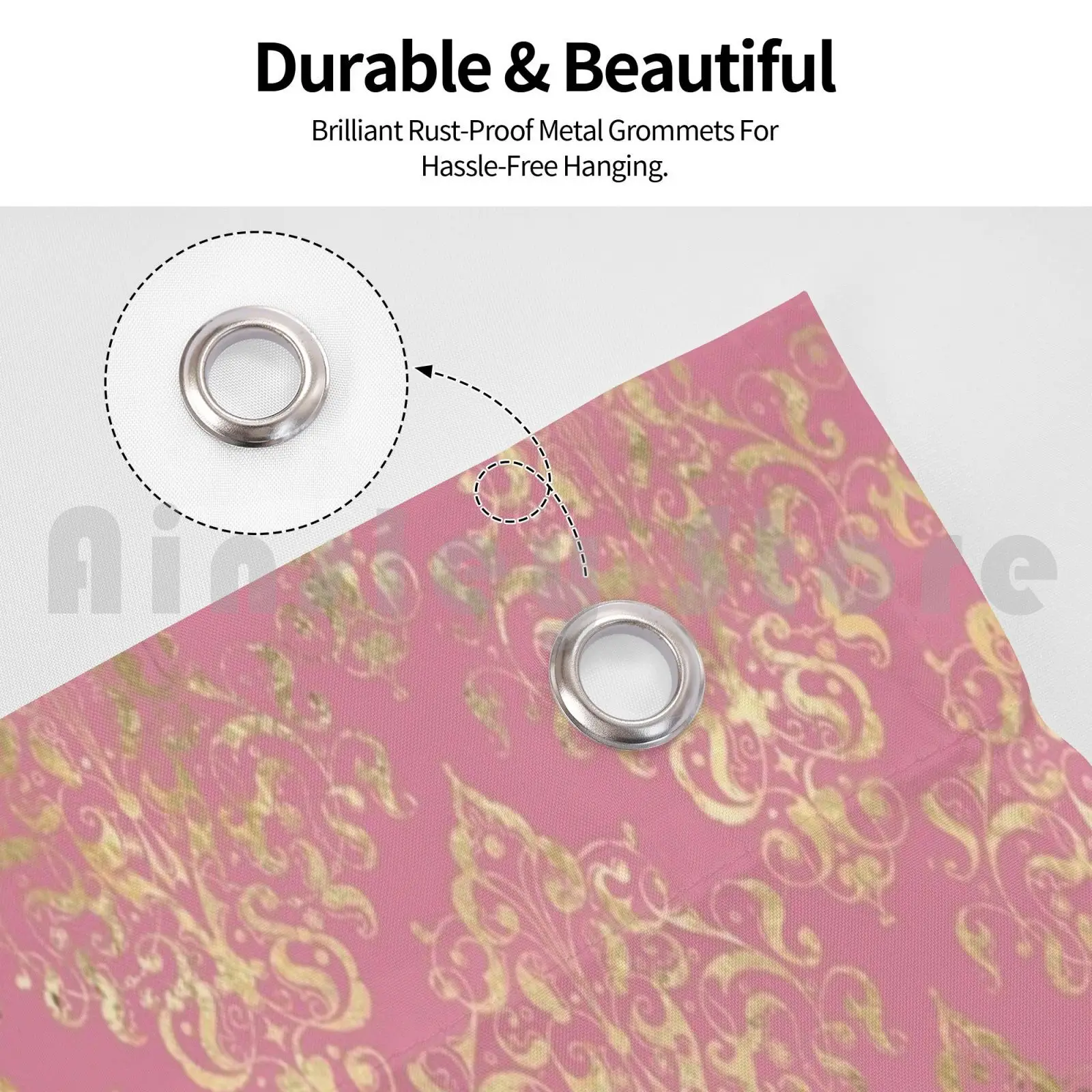 Pink And Gold Princess Pattern Outdoor Decor Flag Car Flag Princess Tangled Cute Pink Tumblr Belle Movie Anime Aurora