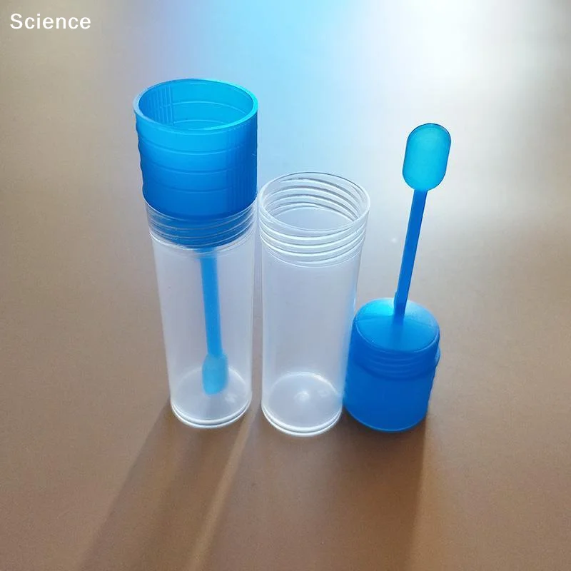 10Pcs 15ML Sample Bottle Set Leak Proof Lids Sampling Spoons For Lab Cosmetic Dispensing And Sample Storage