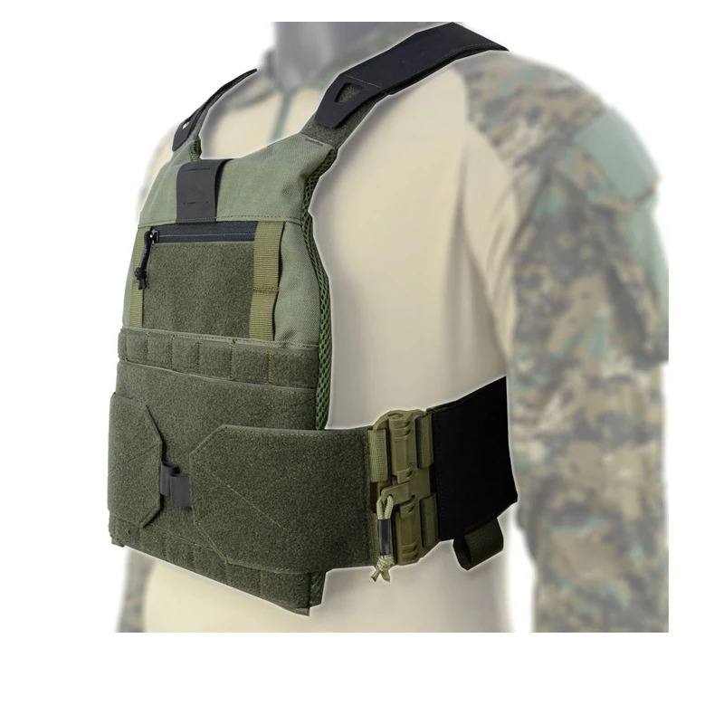 Tactical Vest Airsoft Lightweight FCSK2.0 Vest Combat Hunting Quick Release Plate Carrier Elastic Cummerbund Vest Gear